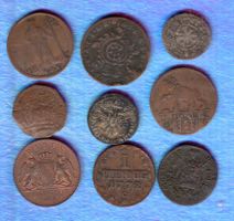 Germany alt coins 9 stück