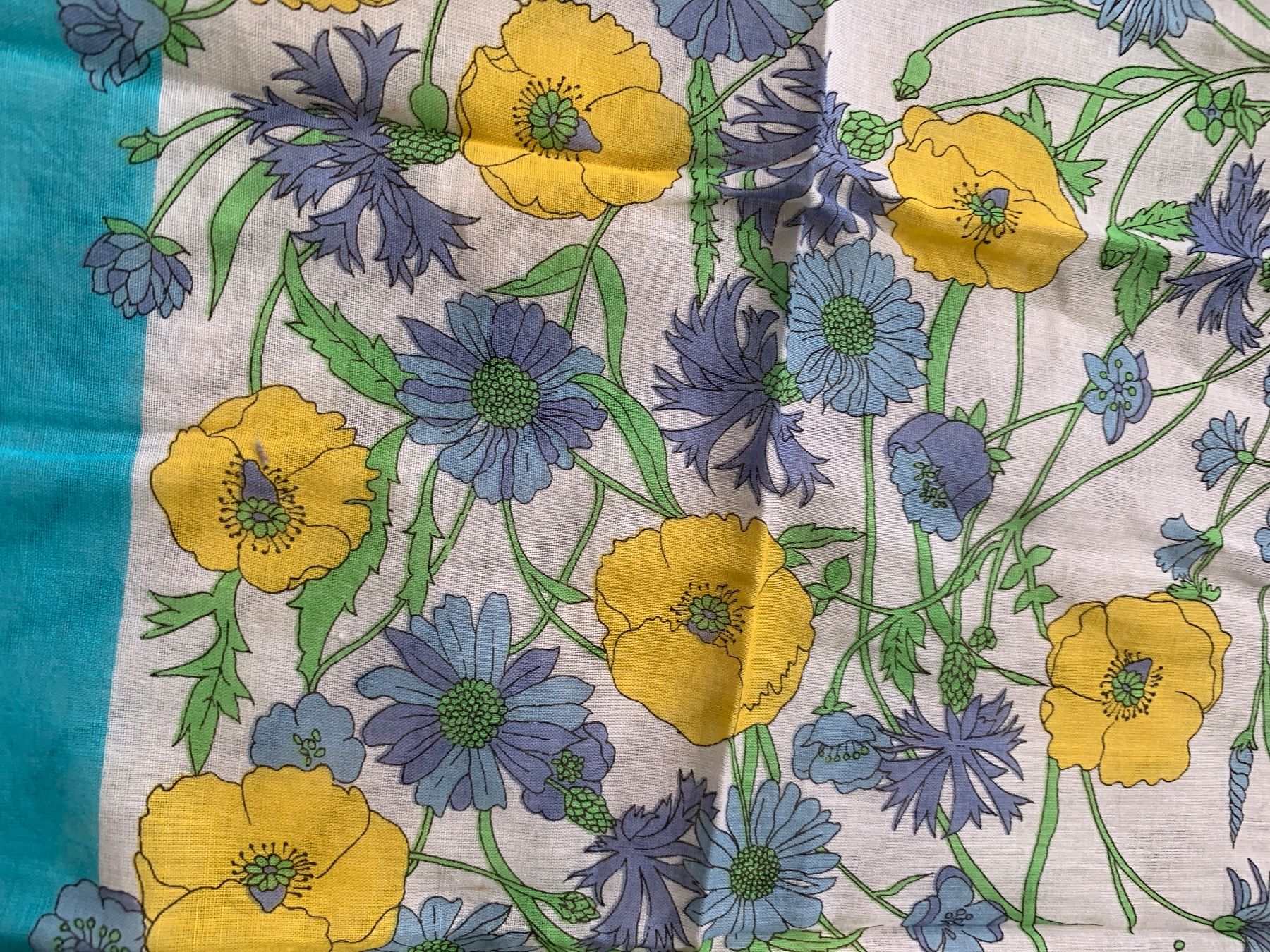 Foulards, Tücher & Schals: Foulard Baumwolle  65 x 65 cm vintage – Gebraucht aus Richterswil von Moii89 2