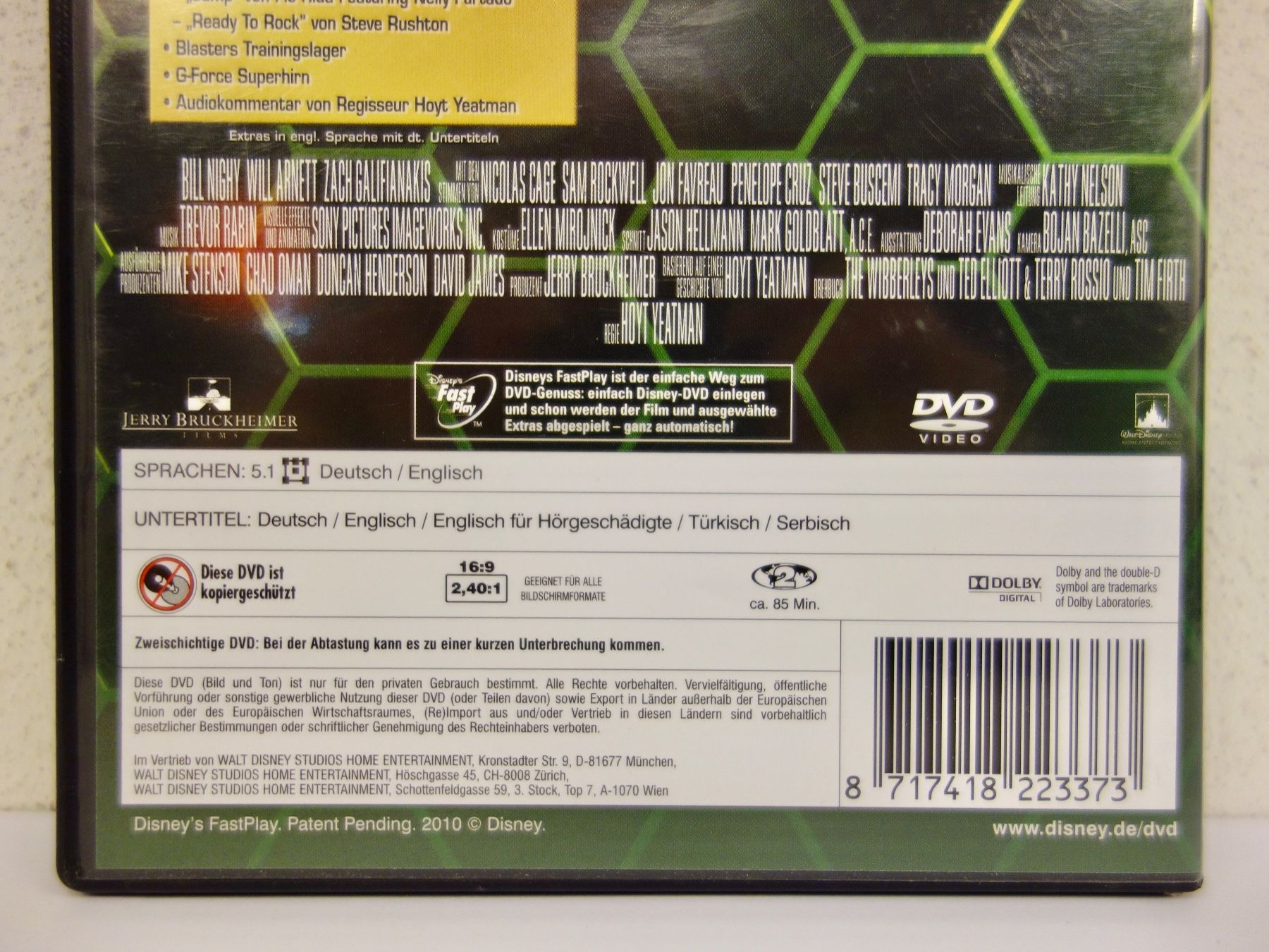 Tutti i DVDs: DVD G-FORCE - AGENTEN MIT BISS - WALT DISNEY – Nuovo (secondo la descrizione) da Kerzers venduto da wisaundso 3