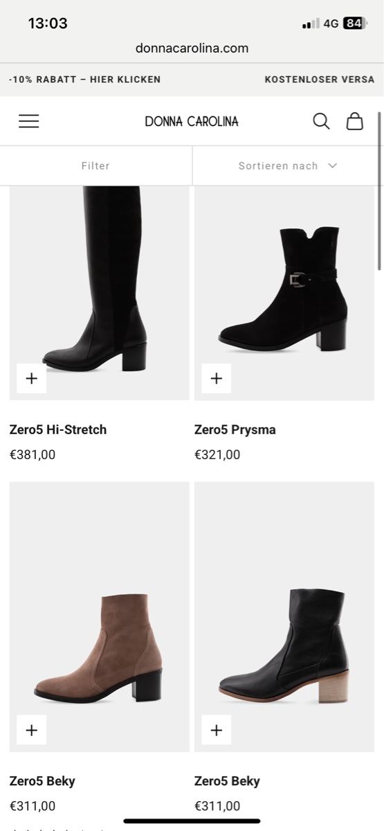 Scarpe da donna: Donna Carolina leder lammfell stiefel – Usato da Zürich venduto da Nikuska32 9