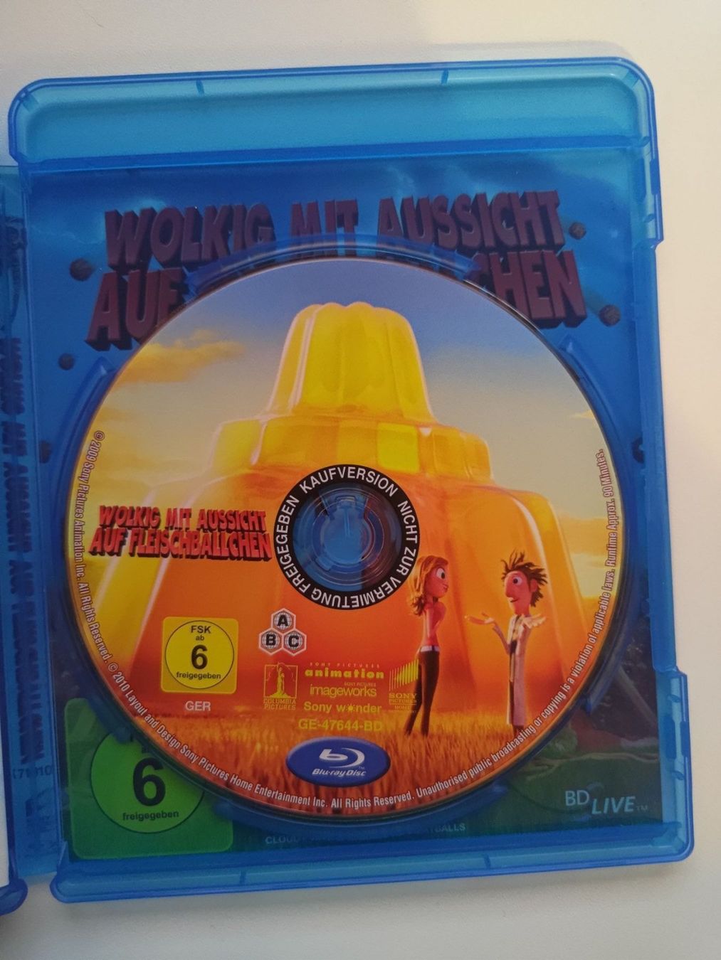 Alle DVDs: Wolkig mit Aussicht auf Fleischbällchen – Gebraucht aus Liestal von Kratzilla 1