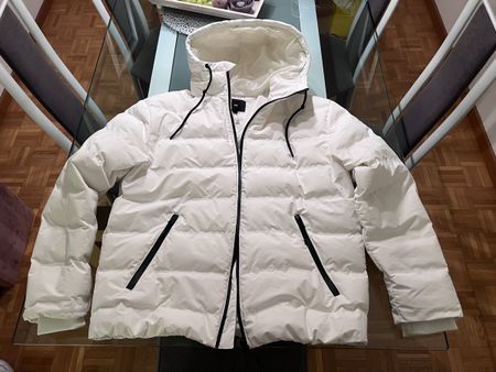 Weiße Winterjacke Eu Grösse: M