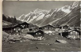 E. Gyger  Fafleralp in Lötschen, Hotelstempel, 1939