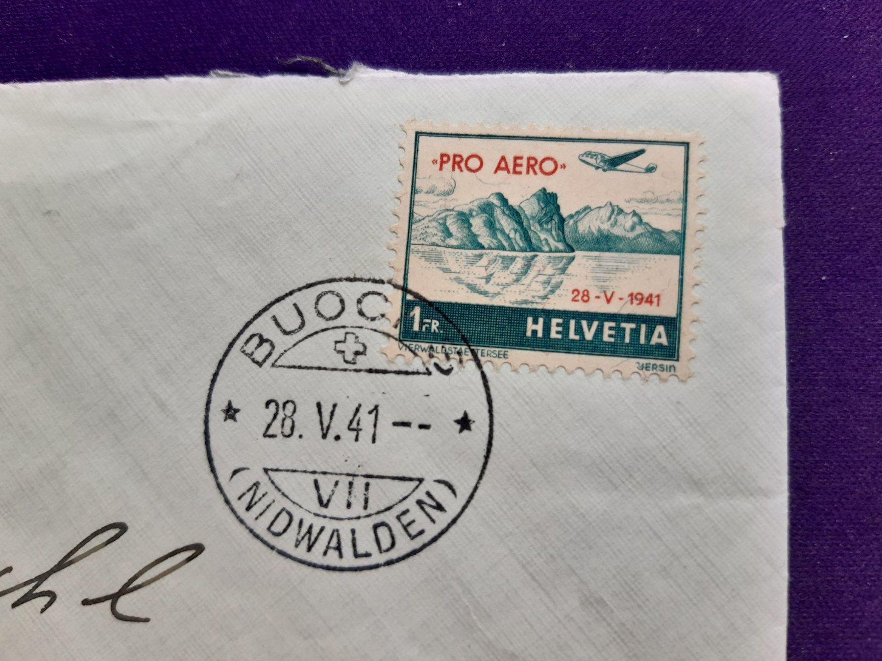 Tutti i francobolli: Flugbrief PRO AERO 28.5.1941, Sonderpostflug – Usato da Wangs venduto da weisstannen01 1