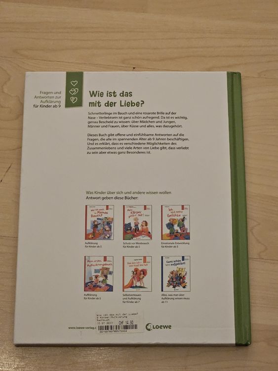 Wie ist das mit der Liebe? - Buch für Kinder ab 9 Jahre (Neu (gemäss ...