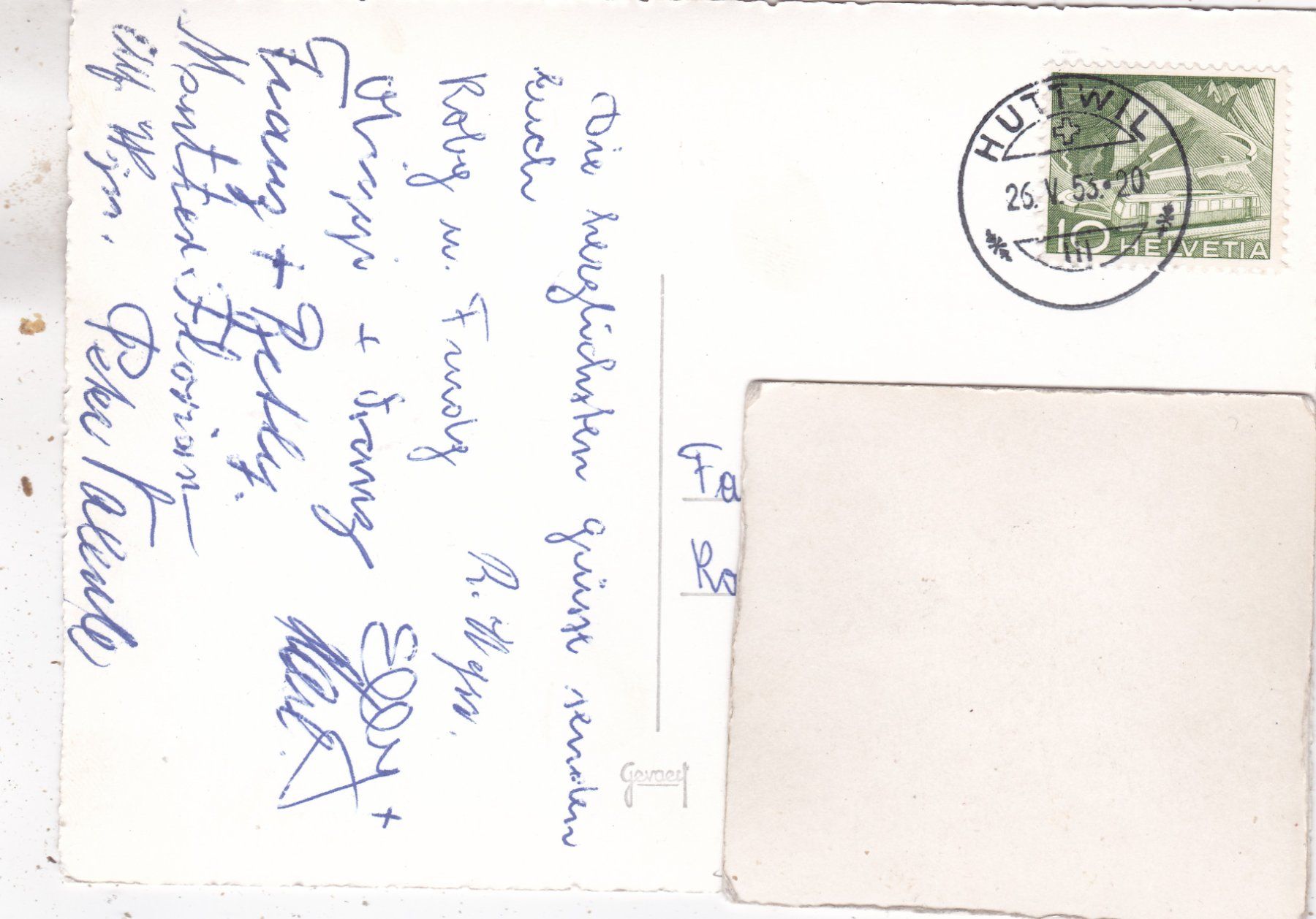 Cartes postales: Huttwil Allmend  1953 – D'occasion à Herisau par Lisegrat2008 1