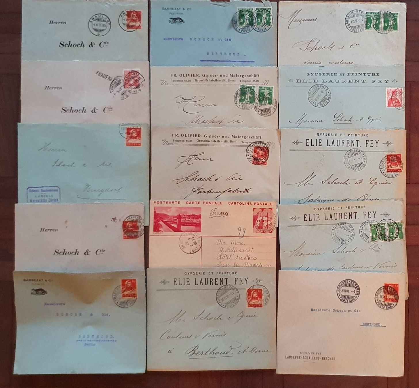 Tutti i francobolli: 90 Bahnpostbriefe – Usato da Kreuzlingen venduto da Rschweiz1