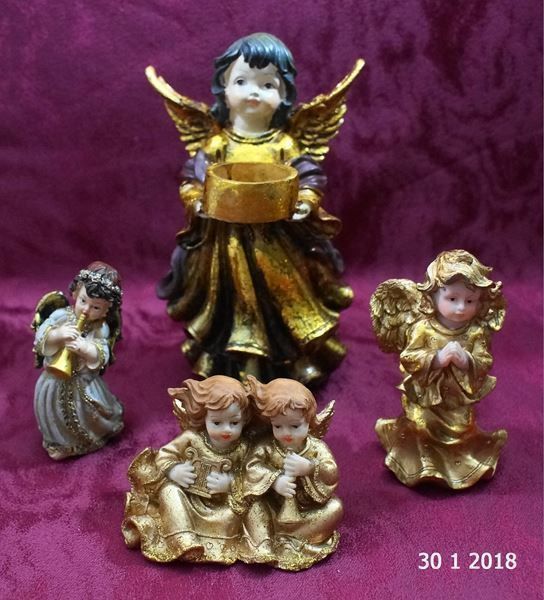 Statuette: 4 diverse Engel – Usato da Basel venduto da The_Onliners