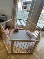 Wooden Baby Playpen, Foldable Design