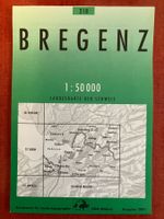 Landkarte BREGENZ 1:50’000