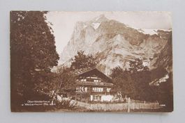 AK Grindelwald - Oberländerhaus und Wetterhorn