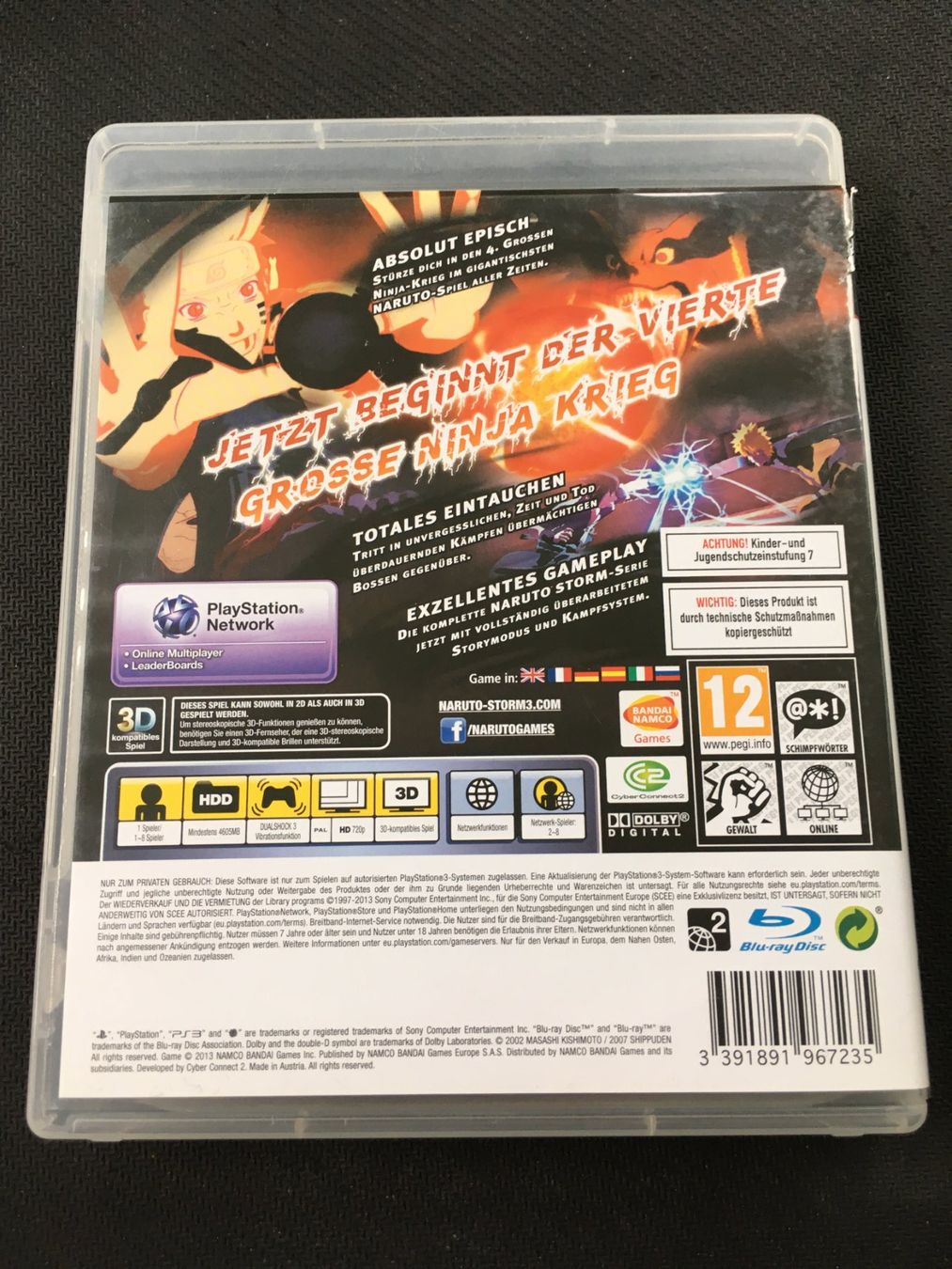 Sony Giochi: Naruto Ultimate Ninja Storm 3 - Playstation 3 – Usato da St.Gallen venduto da MedienJoe 1