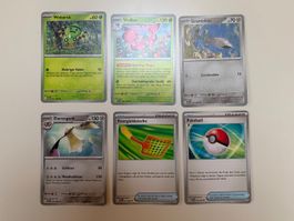 Pokemonkarten 6 Stück Optimale Ordnung