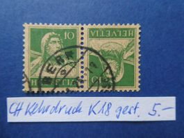 CH Kehrdruck K18 gestempelt