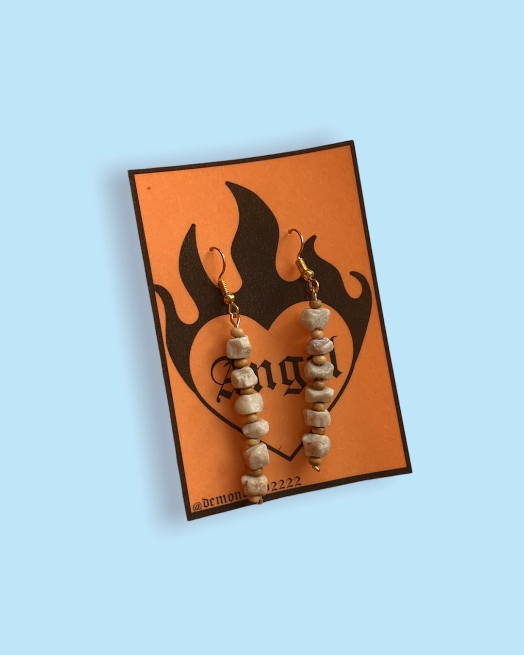 Ohrringe & -stecker: "Stoned" earrings – Neu und originalverpackt aus Basel von demonbaby2222 3