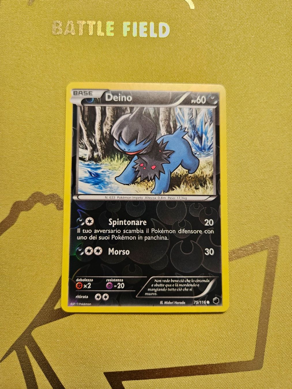 Pokémon Carte collezionabili: Plasma Freeze - Deino – Usato da Bellinzona venduto da Pokemarco
