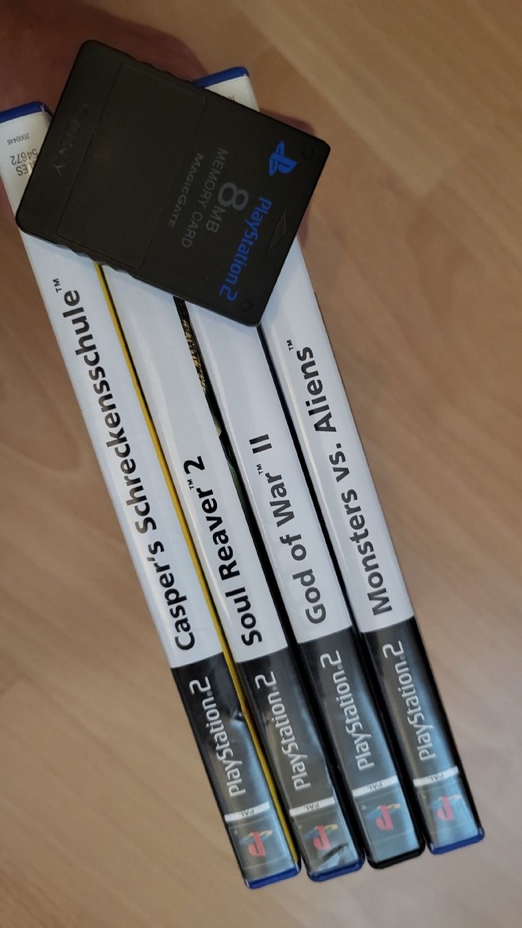 Giochi: Playstation 2 Spiele 4X Set. Memory Card 8MB – Nuovo (secondo la descrizione) da Biel/Bienne venduto da Retrohr 6