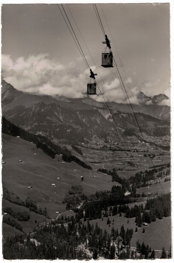 Cartoline postali: Adelboden, Schwebebahn Engstligalp – Usato da Frauenfeld venduto da POML