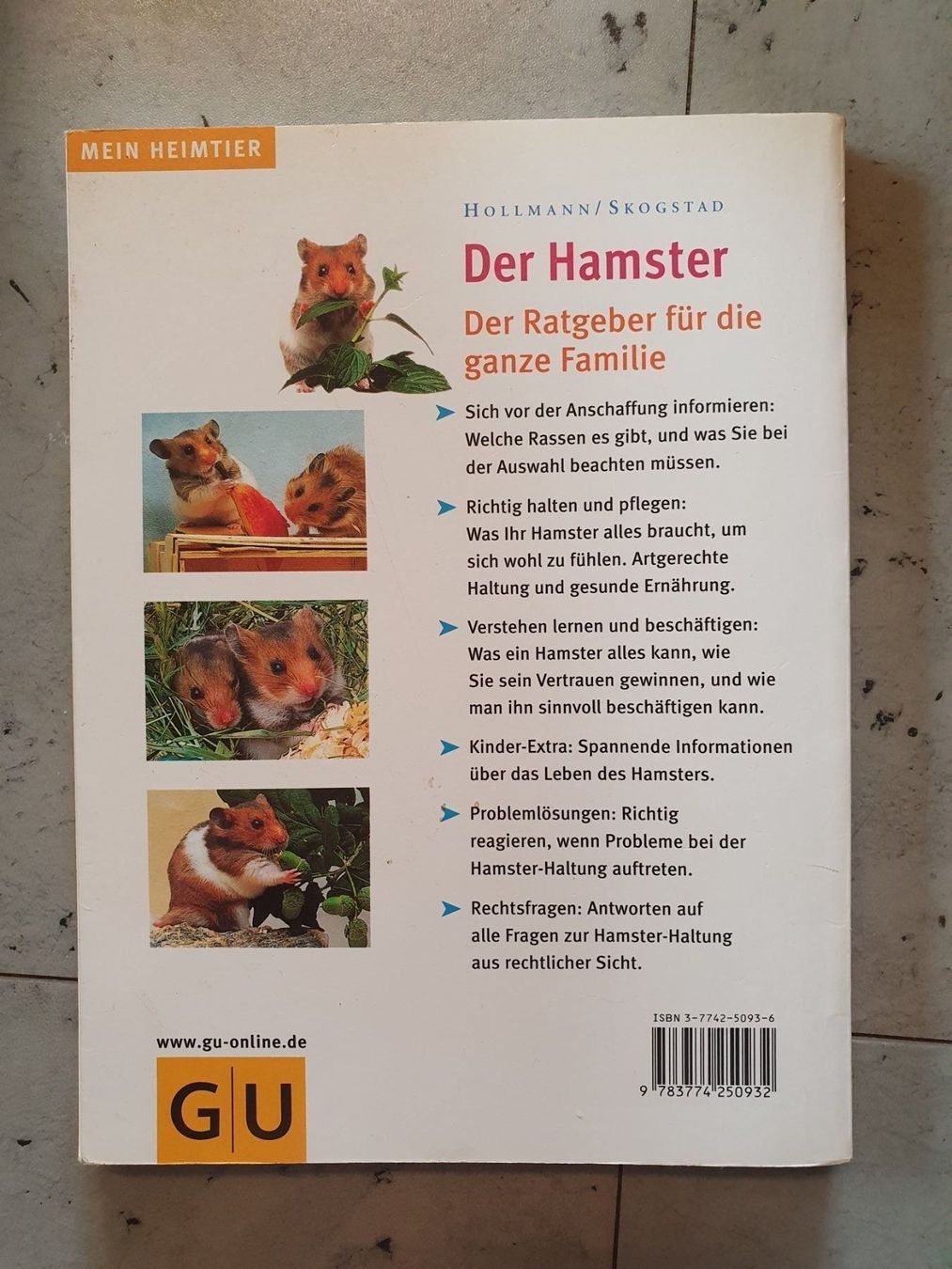 Bücher: Der Hamster – Gebraucht aus Moosseedorf von Sonnenschein.. 1
