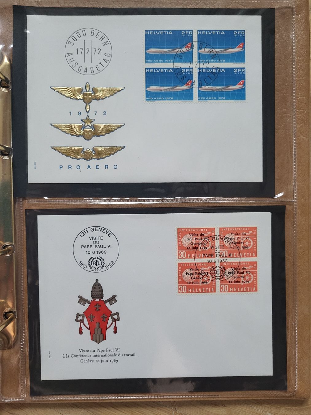 Tous les timbres: 122 Erstagsbriefe in einem Ordner  – D'occasion à stäfa par brandy66 8