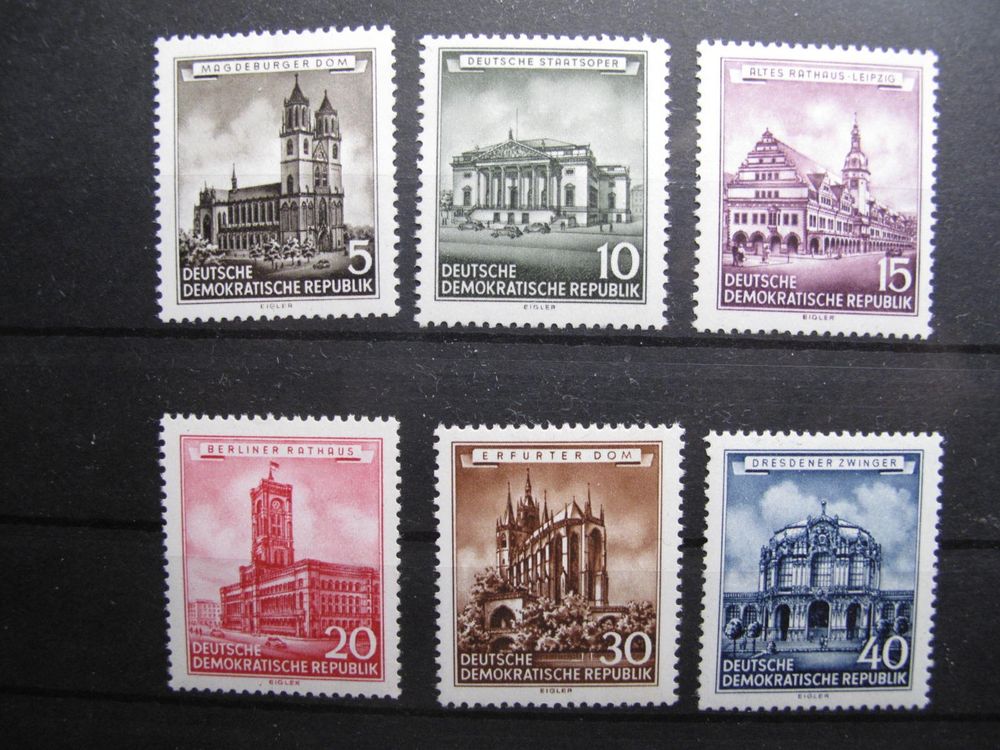BRD Briefmarken-Satz „Große Bauwerke“ – Postfrisch, Sammlermarke, Ideal Für Philatelie-Enthusiasten
