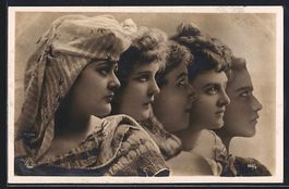 Foto-AK NPG Nr. 385 /8: Hübsche Frauen 