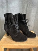 Pier One Wildleder Stiefeletten, schwarz, Grösse 41