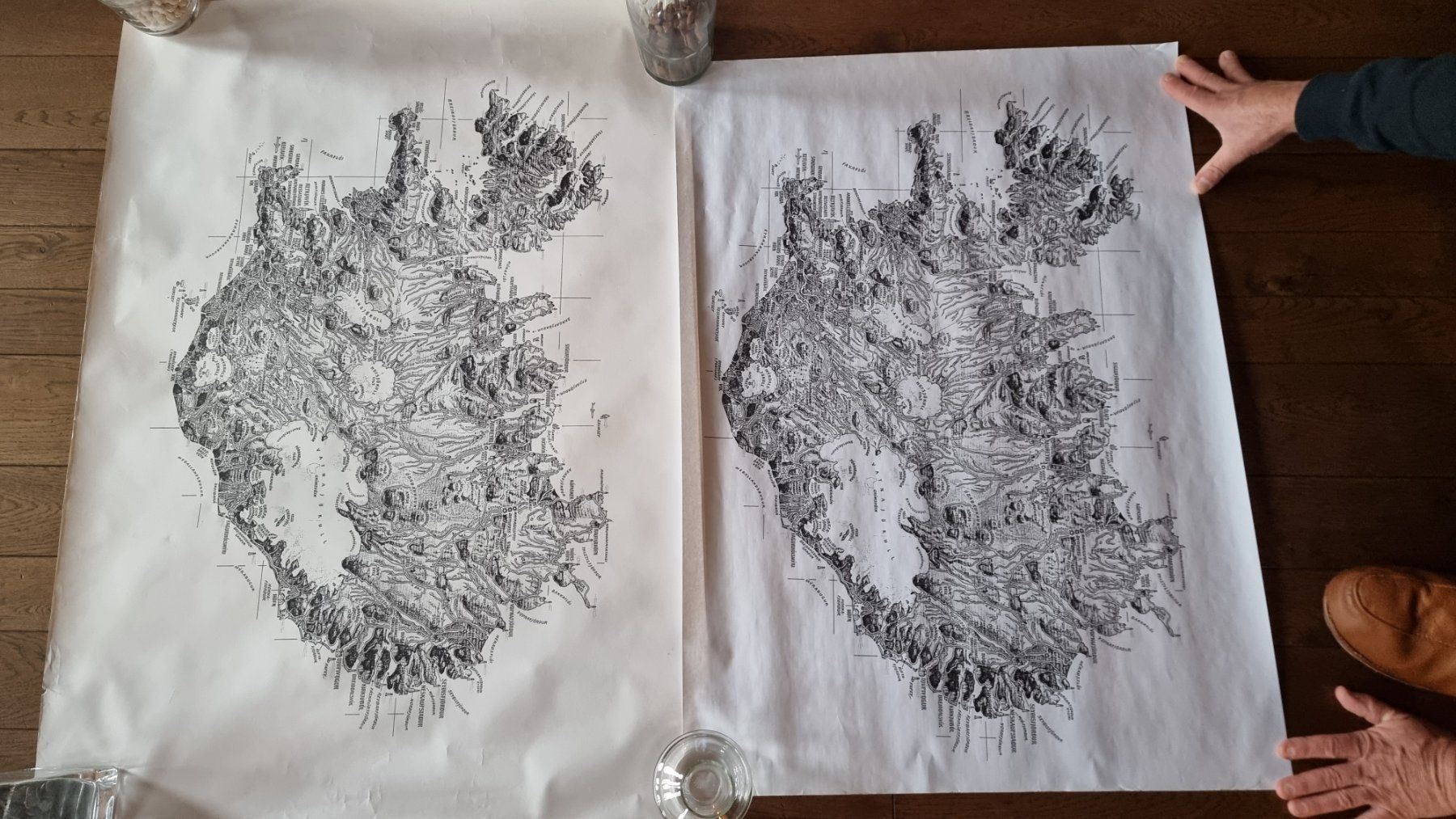 Cartine & Atlanti: Islandkarte, islandplakat – Usato da Gelterfingen venduto da masu67