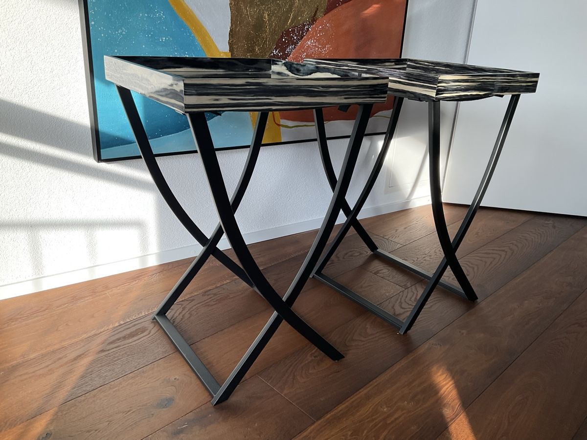 Comodini: 2 Beistelltische von Lambert Design Möbel – Usato da Oberkirch LU venduto da Roeschu28 5