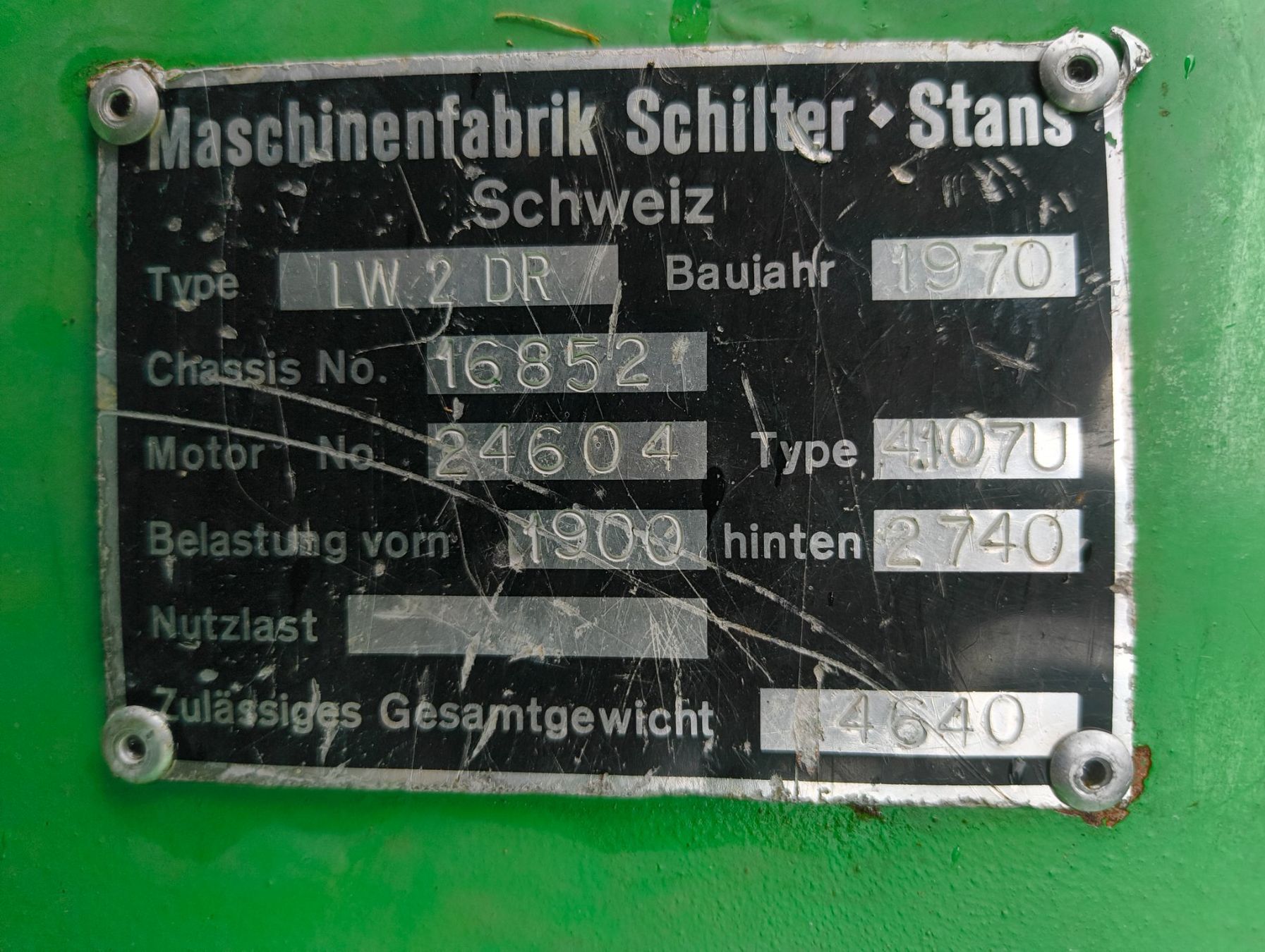 Nutzfahrzeuge: Schilter LW2DR – Gebraucht aus Schwyz von Meili342 1