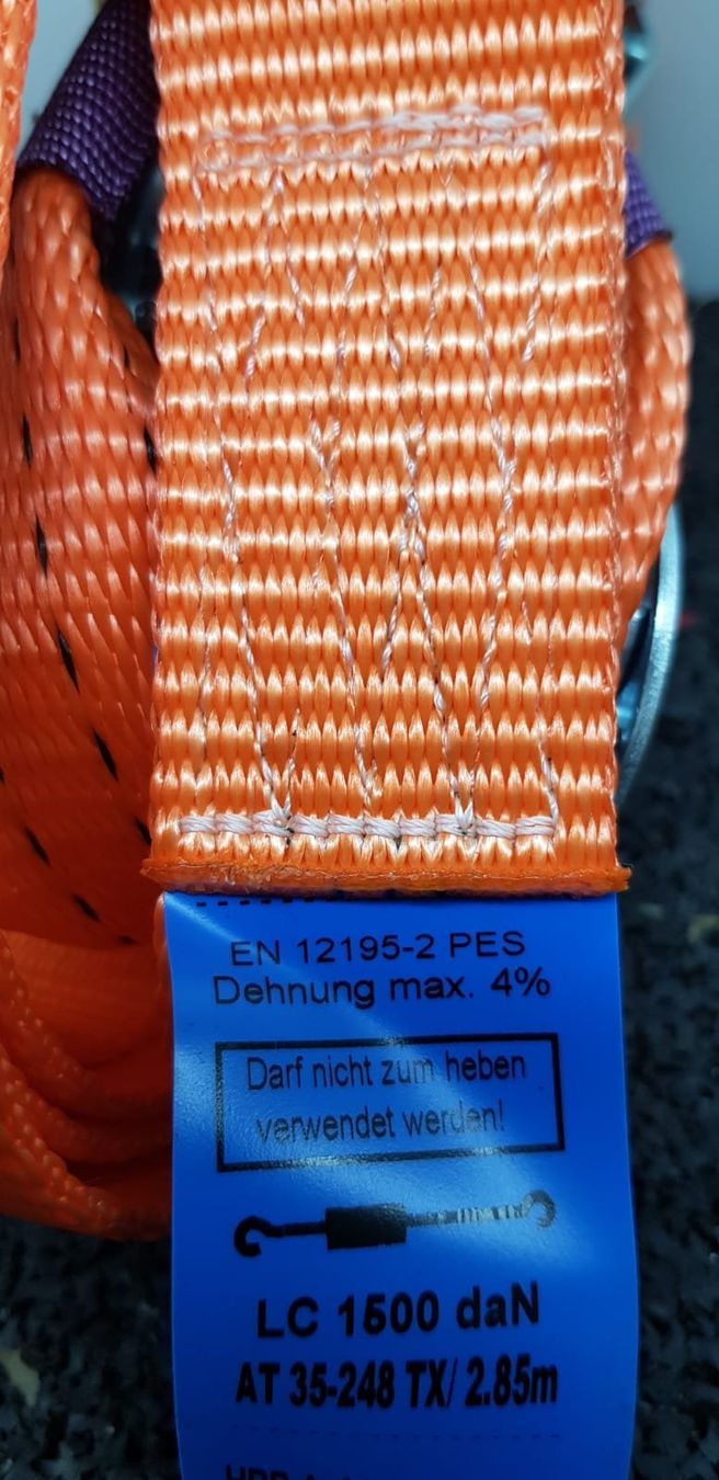Fitzel Rimorchi: Fitzel Spannsets / Radspanngurte 3 Meter / 4 Stück – Nuovo e nell'imballaggio originale da Zug venduto da Qayqay0 5