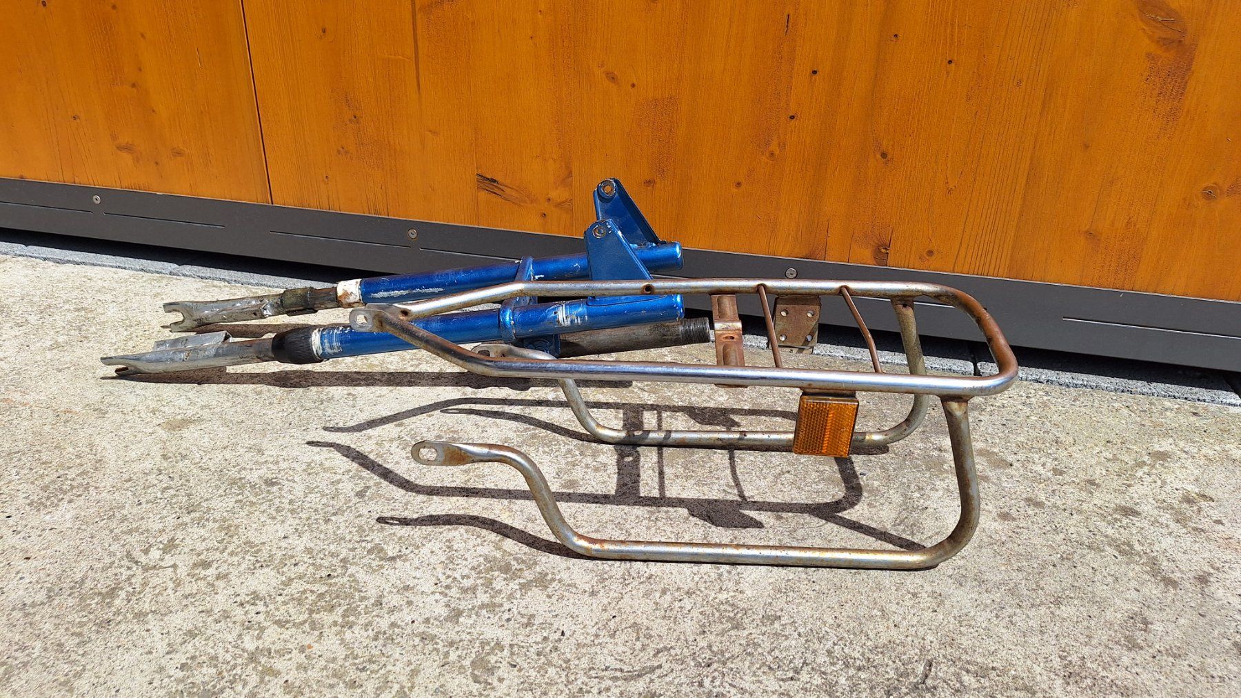 Parti ricambio per ciclomotori: Puch Maxi Gabel( Original!), Gebäckträger Maxi S – Difettoso da Alchenstorf venduto da Lotti1987