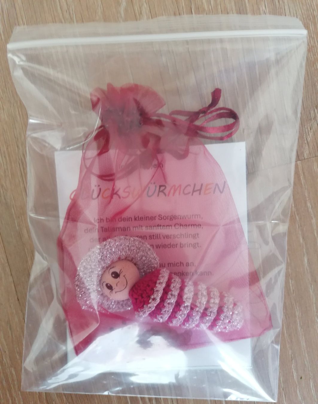 Tutte le decorazioni: Handgemacht Glückswürmchen 6 Stück Pink – Nuovo e nell'imballaggio originale da Rümlang venduto da TRICE67 5