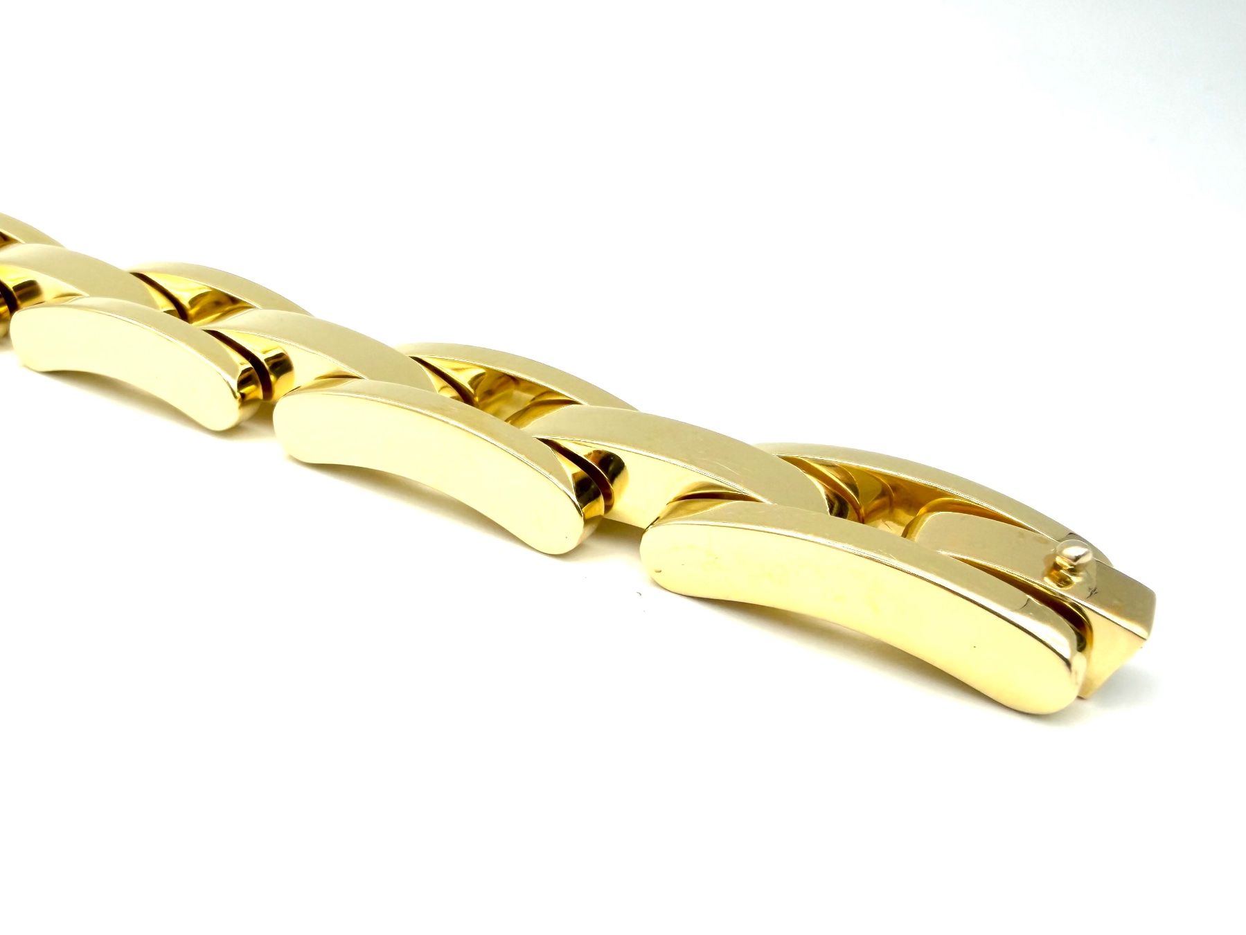 Bracciali & Braccialetti: Bracelet "TANK" or jaune 18K – Usato da Renens VD venduto da Diademe.sarl 3