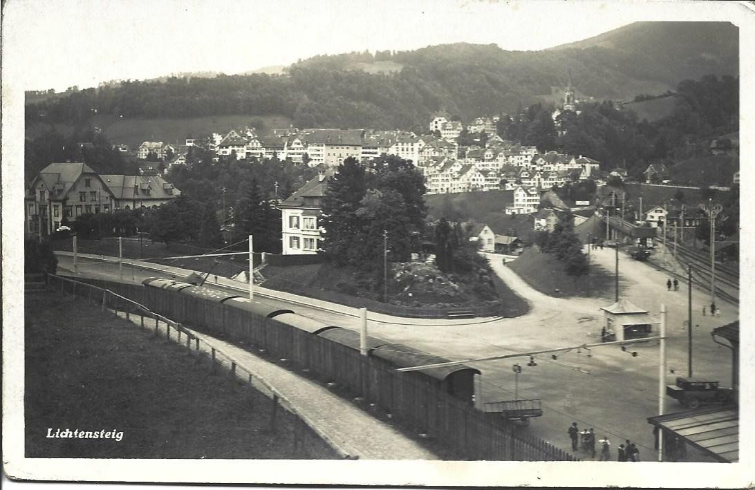 Ansichtskarten: AK  Lichtensteig. – Gebraucht aus Appenzell von mai25