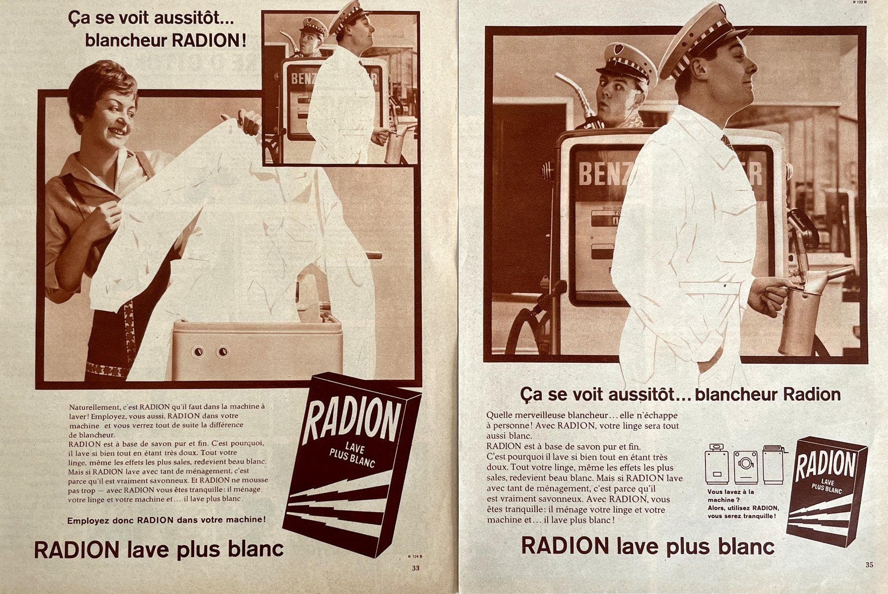 Grafica & Litografie: Alte Werbe Verpackung Radion ungeöffnet & Werbungen – Usato da Savagnier venduto da Ne2065 6