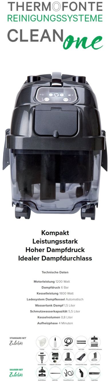 Dampfreiniger: THERMOFONTE Reinigungssystem – Neu (gemäss Beschreibung) aus Baltschieder von ctb_q8zp 1