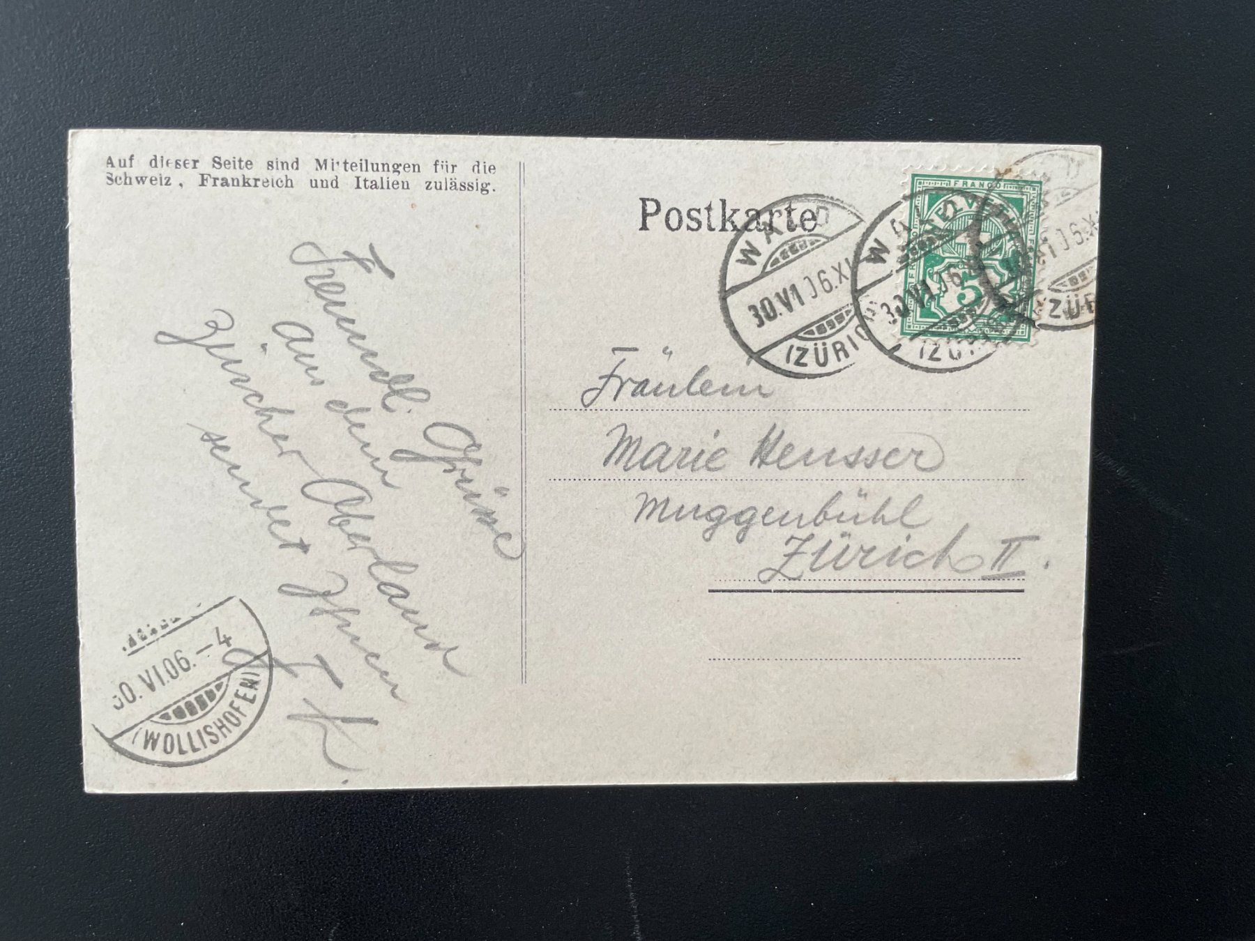 Cartoline postali: AK ZH Gruss aus Wald – Usato da Thal venduto da Danny82 1