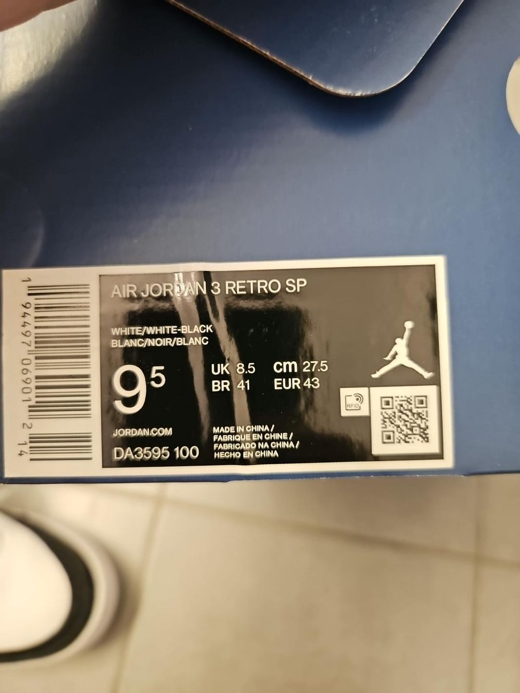 Jordan Scarpe da uomo: Jordan 3 Retro Fragment  – Nuovo e nell'imballaggio originale da camorino venduto da abenzo 6