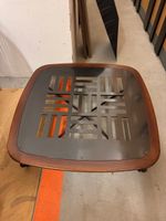 Minotti Tisch-Fußgestell – Design, Metall/Holz, modern