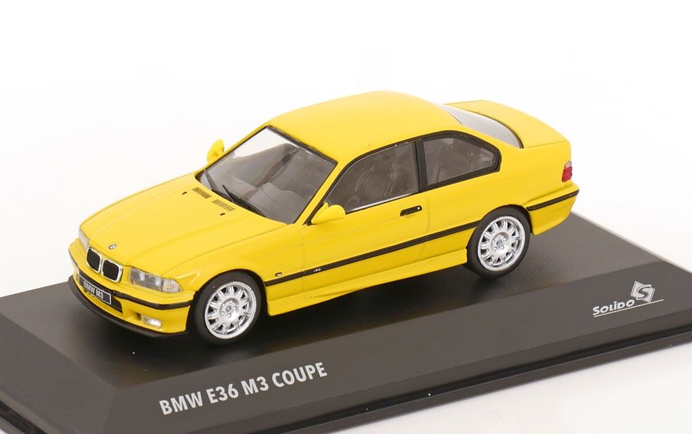 BMW Modellini d'auto: Solido 1:43 BMW M3 E36 Coupe 1999 – Nuovo e nell'imballaggio originale da Bettens venduto da Thejoshuatree