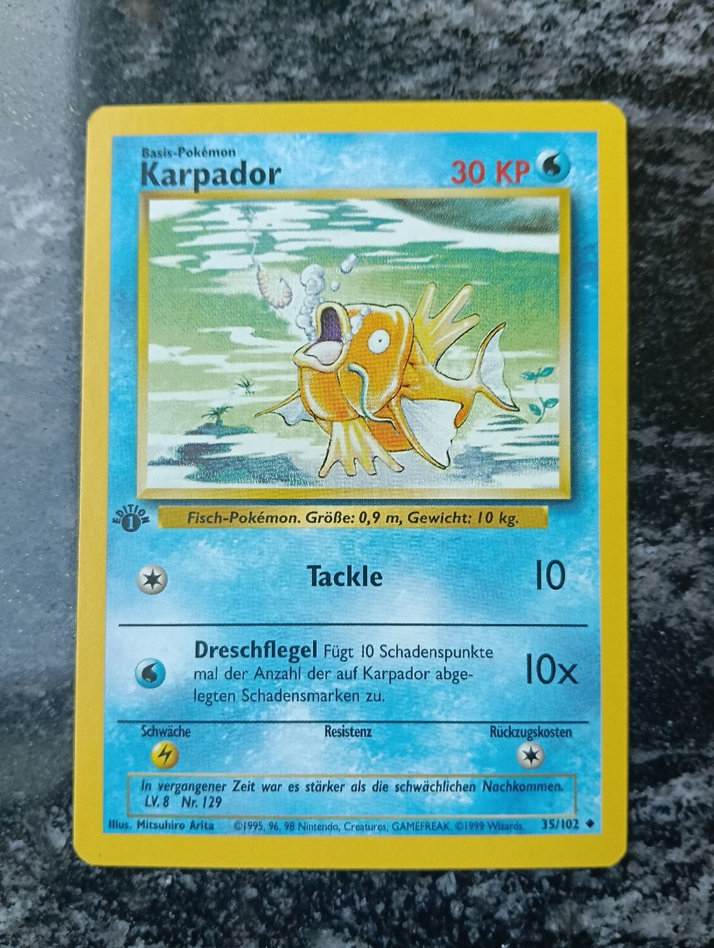Pokémon Carte collezionabili: Pokémon  Base Set Karpador               1. Edition  – Usato da LEUZIGEN venduto da mic_sdh5