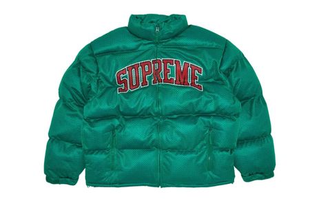 Supreme Mesh Jersey Puffer Jacket