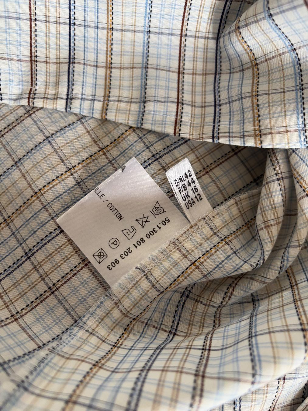 Camicette: Karierte Baumwollbluse Gr 42 – Usato da Laufenburg venduto da VintageMuesli 4