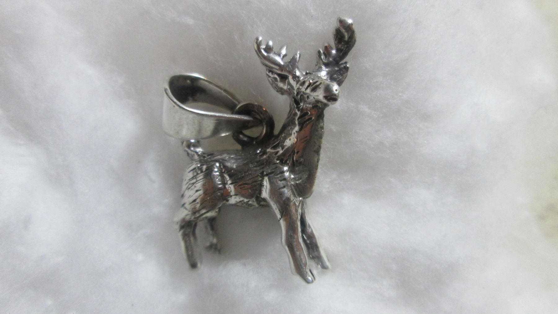Anhänger: Wundervoller Hirsch mit Geweih 925 er Sterling Silber gestem – Neu (gemäss Beschreibung) aus Drochtersen von Simonchen
