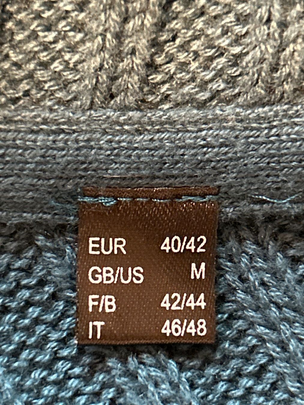 Giacche: Kapuzenstrickjacke petrol  von bpc selection Gr. 40/42 – Nuovo (secondo la descrizione) da Brunnen venduto da Nala2929 6