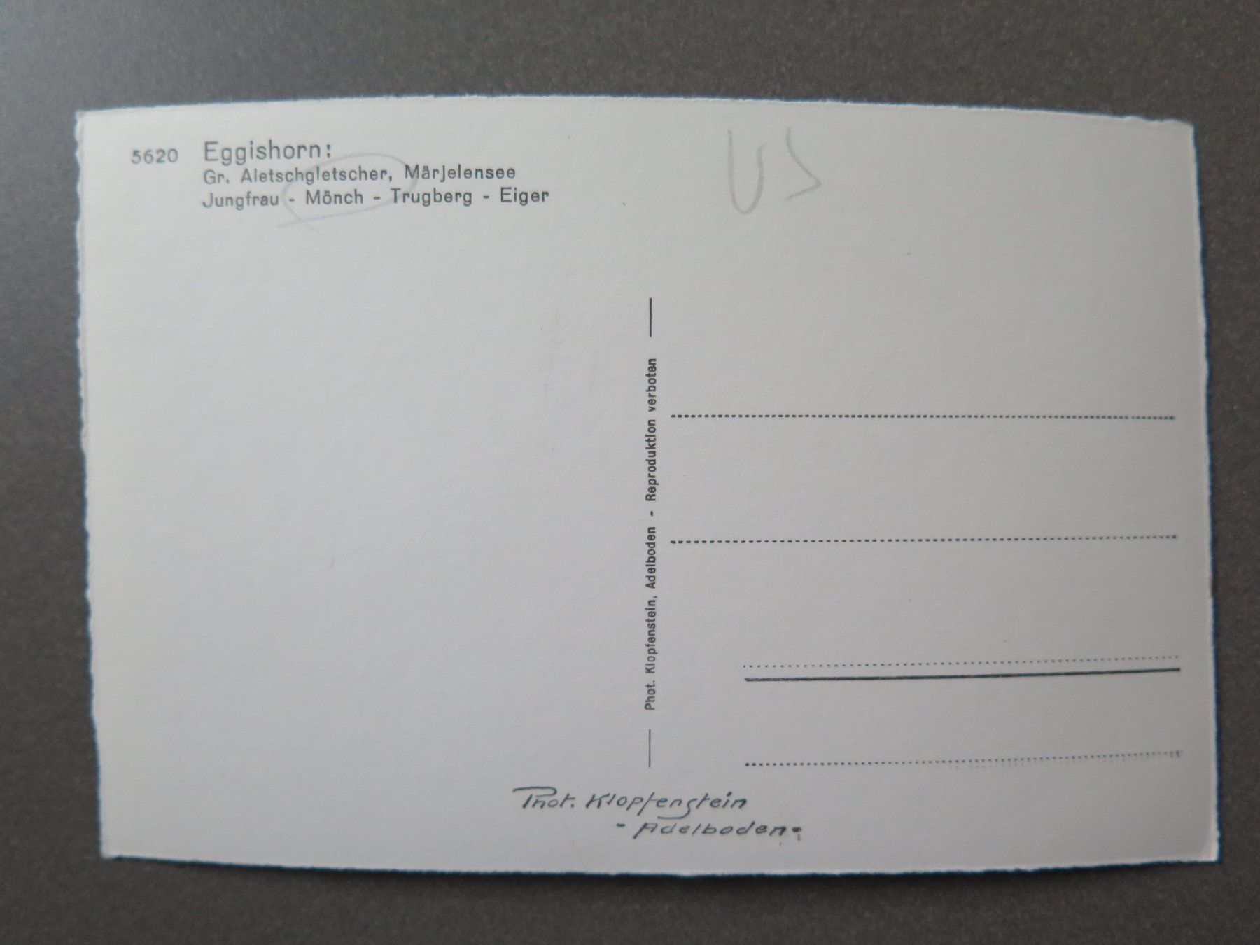 Cartes postales: GLETSCHER - ALETSCHGLETSCHER - MÄRJELENSEE – D'occasion à Wittenbach par lipasal 1