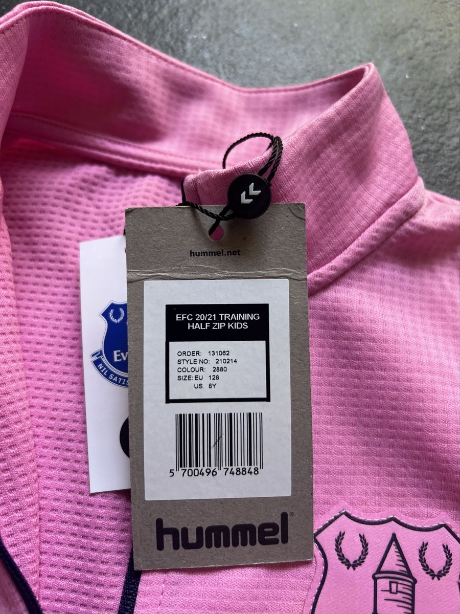 Scarpe, pantaloni & magliette da ginnastica: Everton Trainingspullover, Kinder, Gr. 128, Neu mit Etikett – Nuovo (secondo la descrizione) da Wil / ZH venduto da Fellow16 2