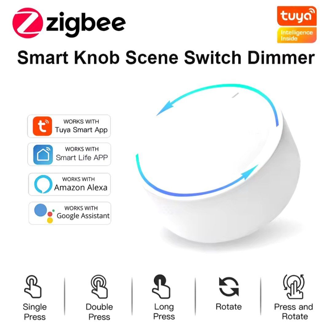 Telecomandi: Zigbee Smarthome rotating dimmer & button / TUYA smart knob – Nuovo (secondo la descrizione) da Uster venduto da -FPS-
