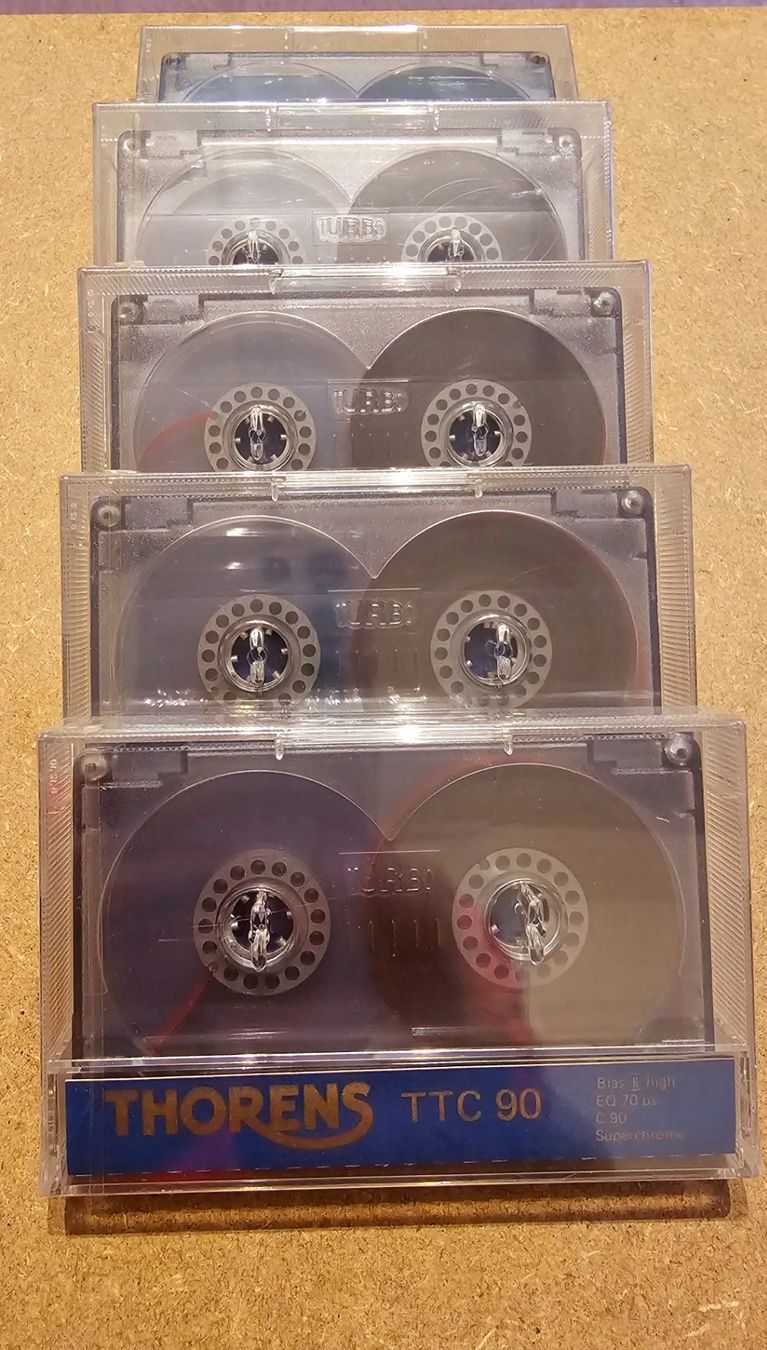 Musicassette: Ultra rares cassettes  THORENS"TTC 90 superchrome" – Nuovo e nell'imballaggio originale da LAUSANNE venduto da Mistersound 1